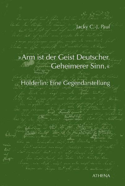 "Arm ist der Geist Deutscher. Geheimerer Sinn."