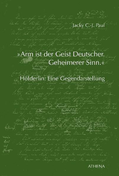 "Arm ist der Geist Deutscher. Geheimerer Sinn."