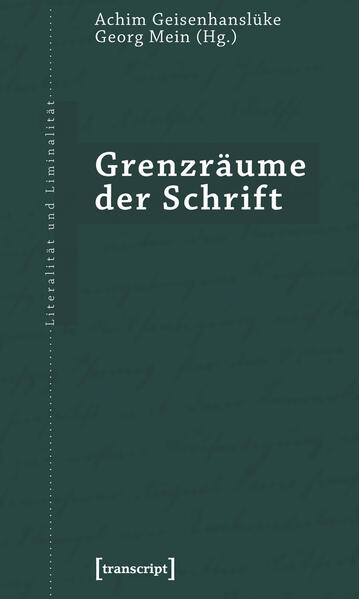 Grenzräume der Schrift