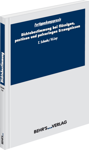 Dichtebestimmung von flüssigen, pastösen und pulverigen Erzeugnissen