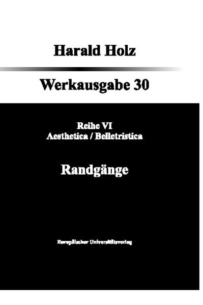 Bd. 30 Randgänge