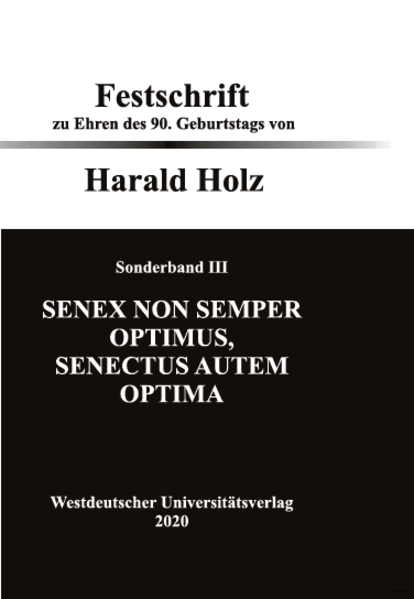 Senex non semper optimus, senectus autem optima