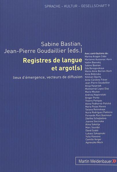 Registres de langue et argot(s)