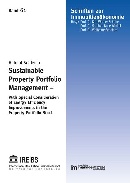 Sustainable Property Portfolio Management