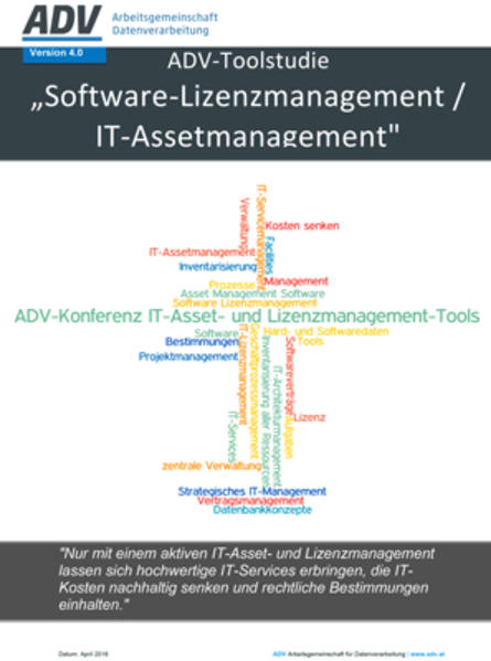 ADV-Toolstudie „Software-Lizenzmanagement / IT-Assetmanagement”
