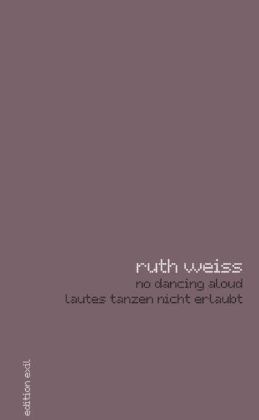 no dancing aloud. lautes tanzen nicht erlaubt