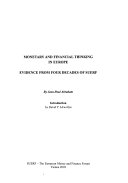 Monetary and Financial Thought Through Four Decades of SUERF