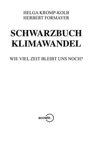 Schwarzbuch Klimawandel