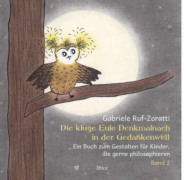 Die kluge Eule Denkmalnach in der Gedankenwelt