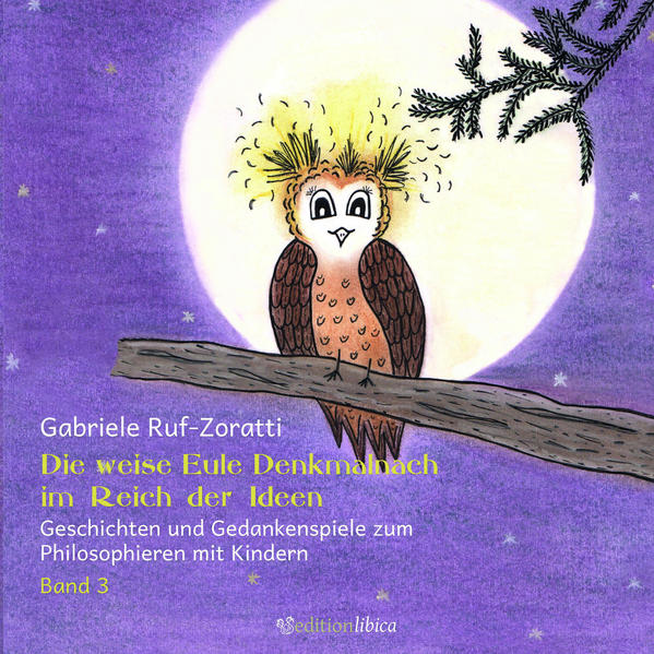 Die weise Eule Denkmalnach im Reich der Ideen