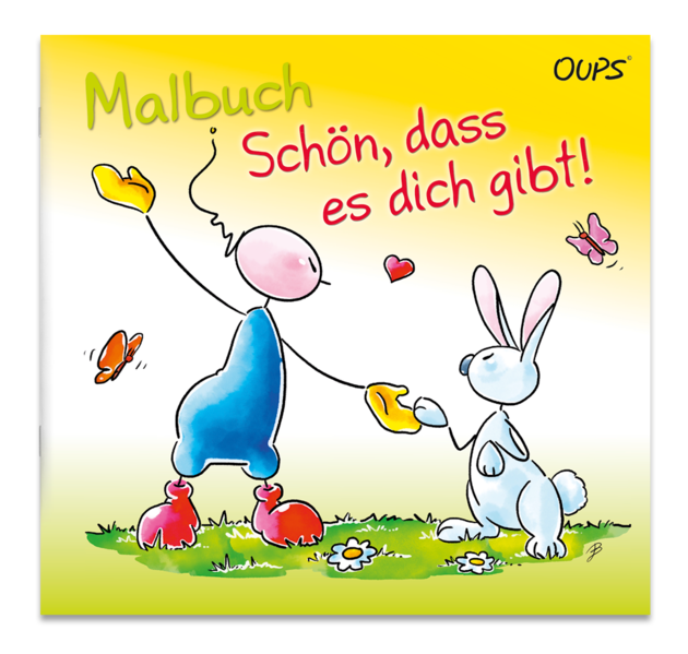 Oups Malbuch - Schön, dass es dich gibt