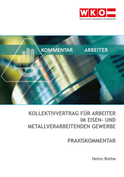 Kollektivvertrag für Arbeiter im eisen- und metallverabeitenden Gewerbe