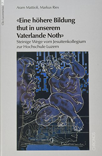 Eine höhere Bildung thut in unserem Vaterlande Noth