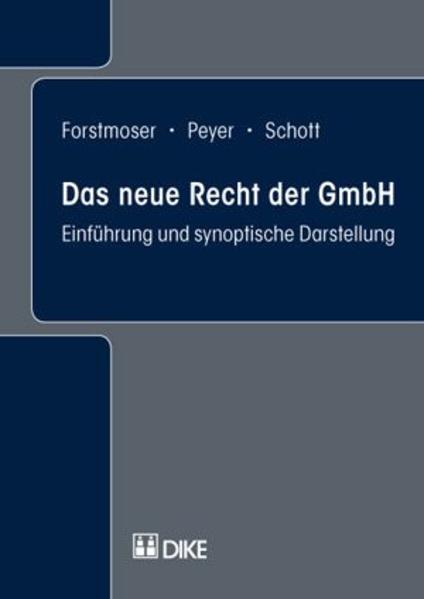 Das neue Recht der GmbH