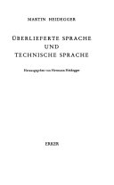 Überlieferte Sprache und technische Sprache