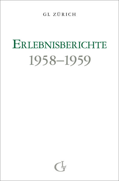 Erlebnisberichte 1958-1959