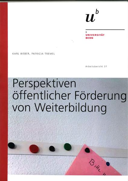 Perspektiven öffentlicher Förderung von Weiterbildung