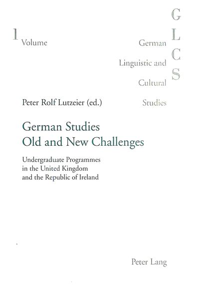German Studies: Old and New Challenges