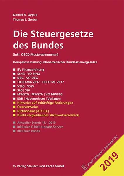 Die Steuergesetze des Bundes 2019