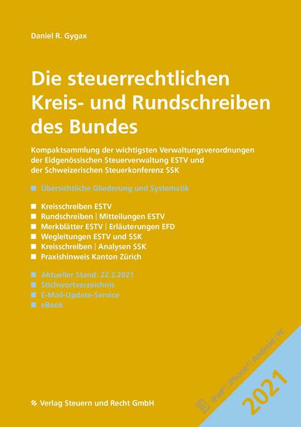 Die steuerrechtlichen Kreis- und Rundschreiben des Bundes 2021