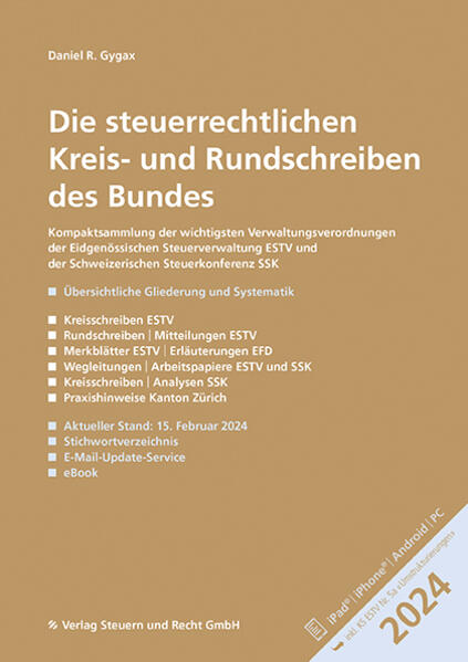 Die steuerrechtlichen Kreis- und Rundschreiben des Bundes 2024