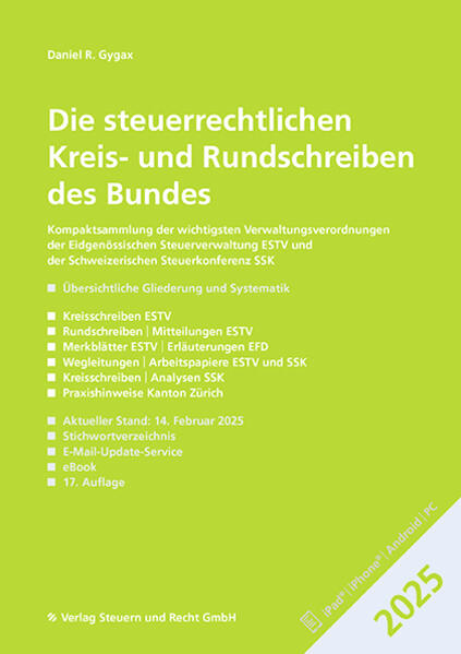 Die steuerrechtlichen Kreis- und Rundschreiben des Bundes 2025