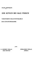 Der Kitsch bei Max Frisch
