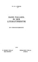 Hans Fallada in der Literaturkritik