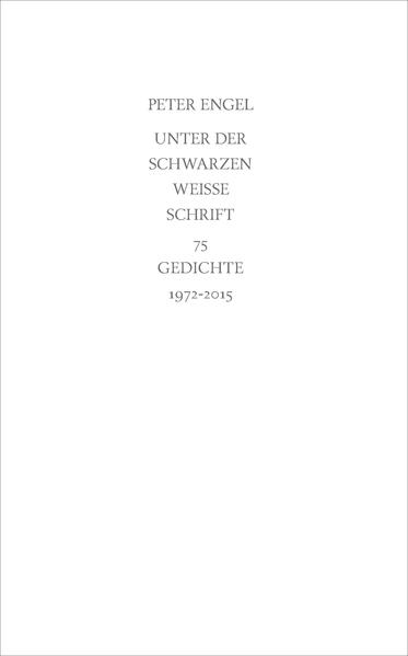Unter der schwarzen weiße Schrift