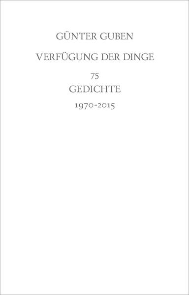Verfügung der Dinge