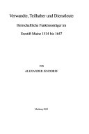 Verwandte, Teilhaber und Dienstleute