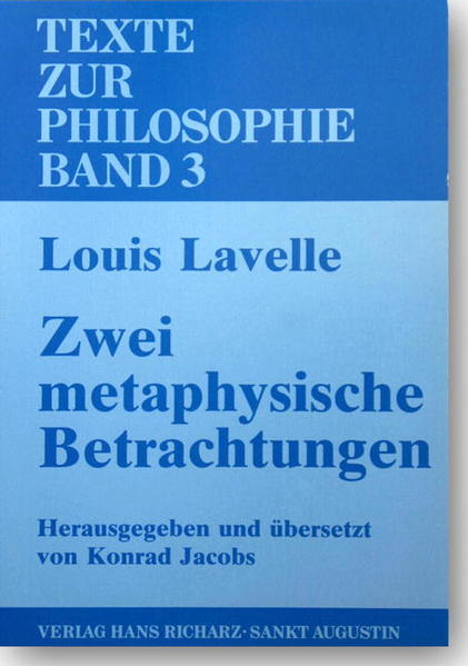 Zwei metaphysische Betrachtungen