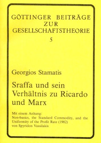 Sraffa und sein Verhältnis zu Ricardo und Marx
