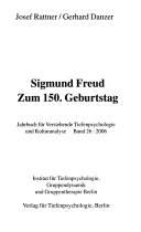 Jahrbuch für verstehende Tiefenpsychologie und Kulturanalyse / Sigmund Freud