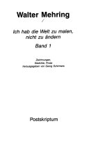 Ich hab' die Welt zu malen, nicht zu ändern