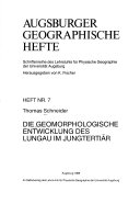 Stadtklimatologie von Augsburg unter besonderer Berücksichtigung der lufthygienischen Situation sowie des Lärms
