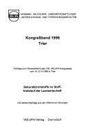 Sekundärrohstoffe im Stoffkreislauf der Landwirtschaft