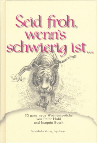 Seid froh, wenn's schwierig ist...