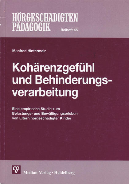 Kohärenzgefühl und Behinderungsverarbeitung