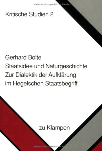 Staatsidee und Naturgeschichte