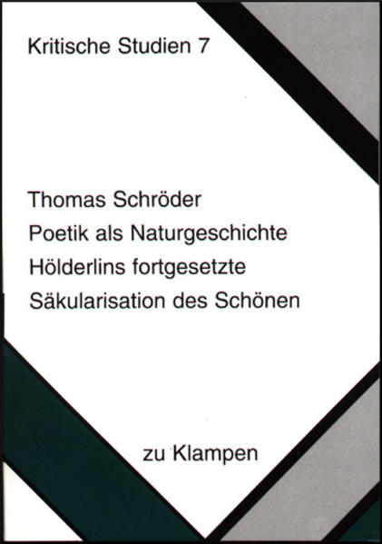 Poetik als Naturgeschichte