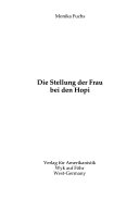 Die Stellung der Frau bei den Hopi