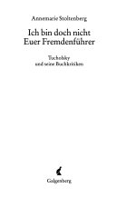 Ich bin doch nicht Euer Fremdenführer