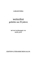 wetterfest
