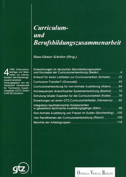 Curriculum- und Berufsbildungszusammenarbeit