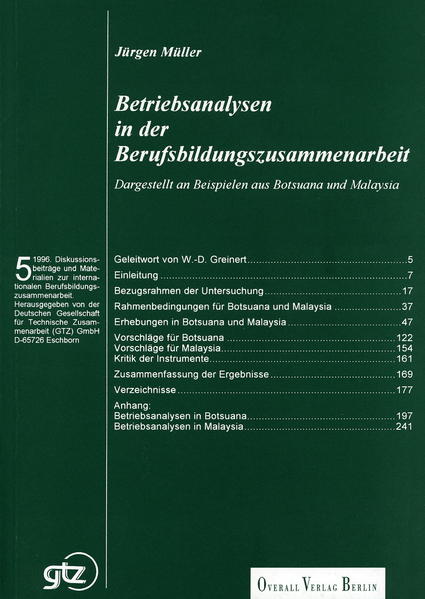 Betriebsanalysen in der Berufsbildungszusammenarbeit