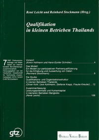 Qualifikation in kleinen Betrieben Thailands