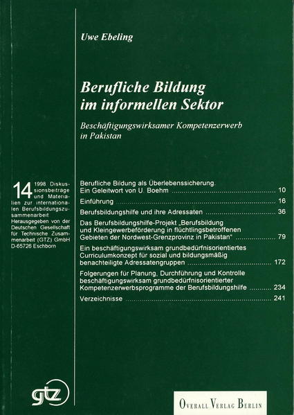 Berufliche Bildung im informellen Sektor