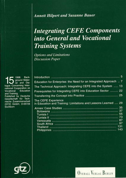 Integrating CEFE Components into General and Vocational Training Systems
