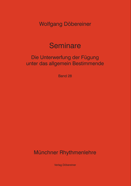 Die Unterwerfung der Fügung unter das allgemein Bestimmende